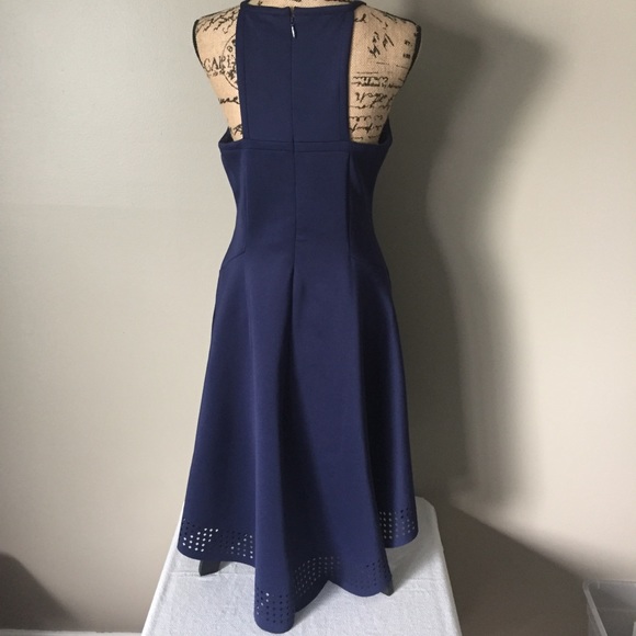 NWT Lilly Pulitzer Navy Aurelie Fit Flare Dress M - Picture 6 of 8